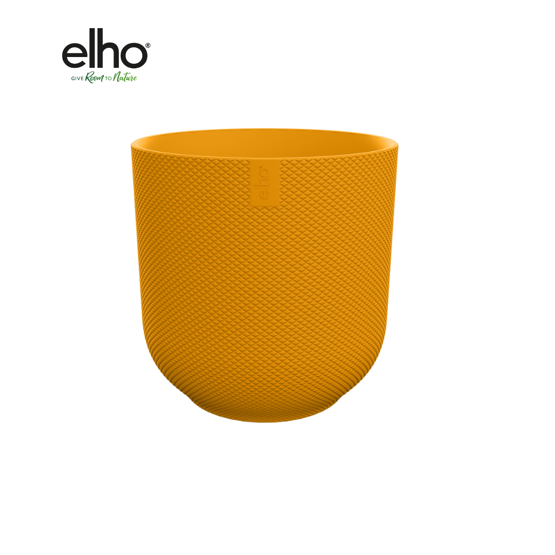 Elho Jazz Round amber yellow - D14 x H13