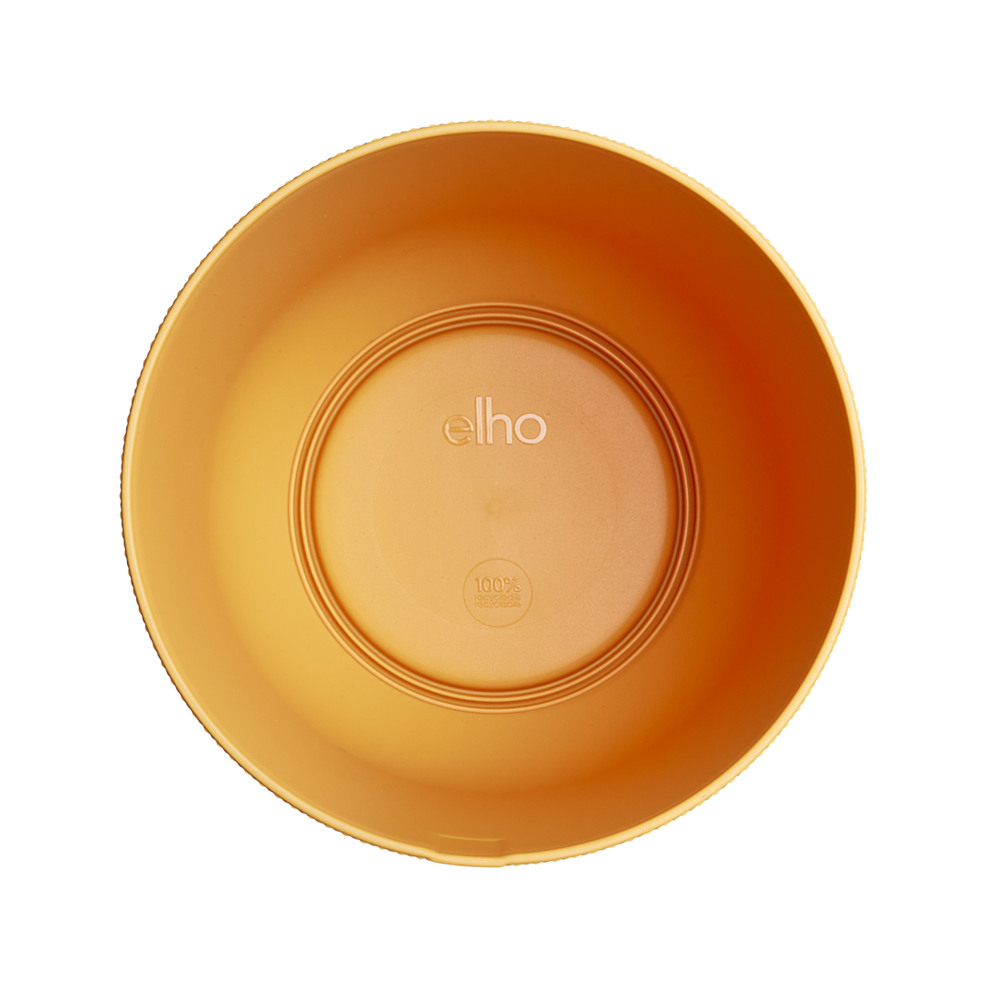 Elho Jazz Round amber yellow - D14 x H13