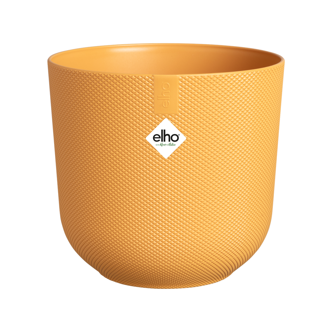 Elho Jazz Round amber yellow - D14 x H13