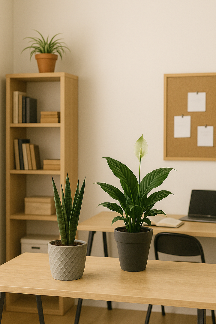STUDENT DEAL: Frisse Focus Pack – 3 luchtzuiverende planten voor op kot