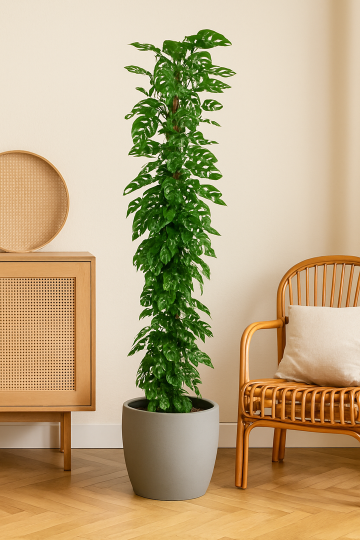 Monstera Monkey Leaf mosstok - Ø27cm - ↕170cm