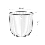 Load image into Gallery viewer, Pot elho Vibes Fold Round wit - D22 x H20

