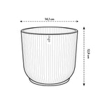 Load image into Gallery viewer, Pot elho Vibes Fold Round geel - D14 x H13
