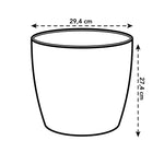 Load image into Gallery viewer, Pot ELHO Brussels Round Antraciet D30 x H27
