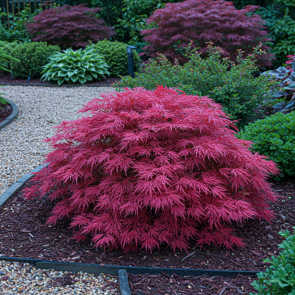 Set van 2 Japanse Esdoorns – Acer palmatum 'Pink Dwarf'
