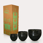 Load image into Gallery viewer, Set van 3 potten - Thom Zwart metaal - Width
